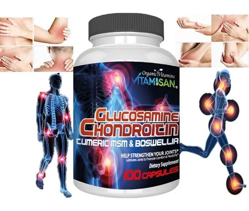 Organic Supplements Joint Support Turmeric Glucosamine Anti Inflammatory support