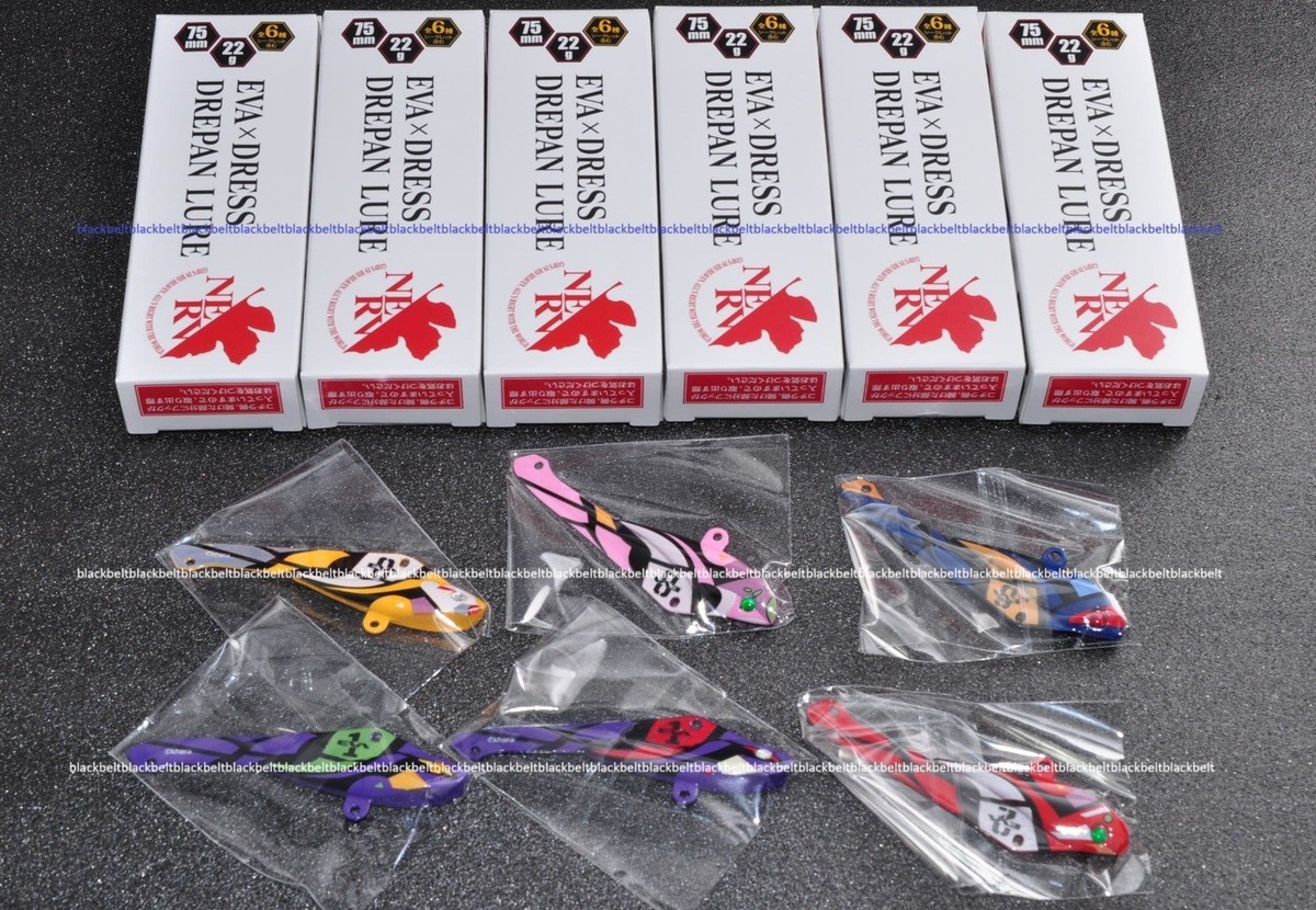 EVA × DRESS Limited Drepan Lure 6set EVANGELION Secret Metal