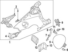 Genuine Nissan Air Guide 78852-6GP0A
