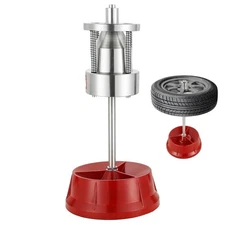 Portable Bubble Wheel Balancer, Heavy Duty Wheel Balancer with Bubble Level, ...