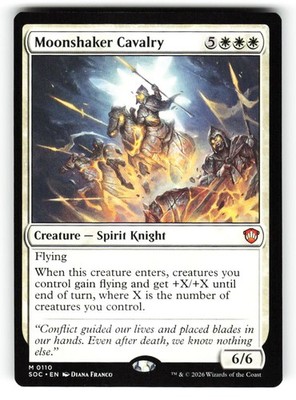 Moonshaker Cavalry #110 (NM) (Non-Foil) (M) (SOC) Magic MTG