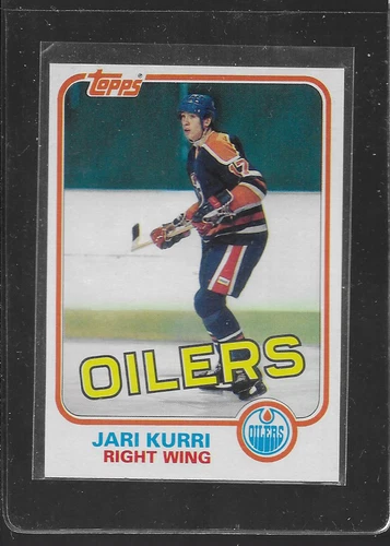 1981-82 Topps Hockey - Rookie # 18 Jari Kurri Nice Card