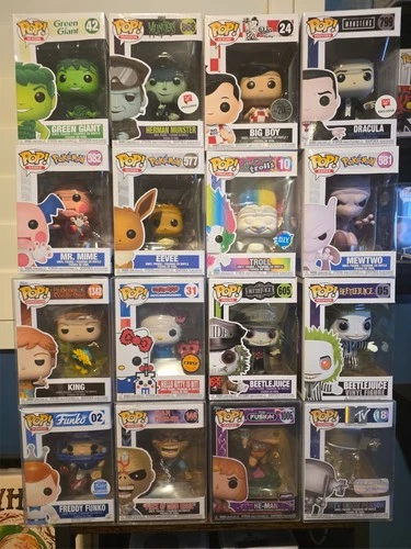 Choice of Funko Pop Vinyls (Ad Icons, Movie, TV Shows, Pokemon, etc.) w/protect