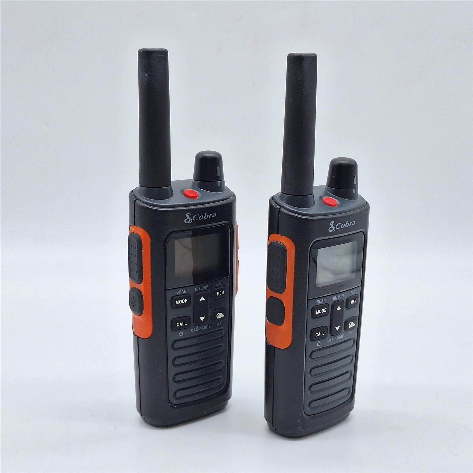Cobra RX680 Waterproof Walkie Talkie for Adults, Black and Orange ...