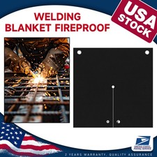 2PCS Welding Blanket Fireproof Heat Resistant Flame Retardant Fabric Carbon Felt
