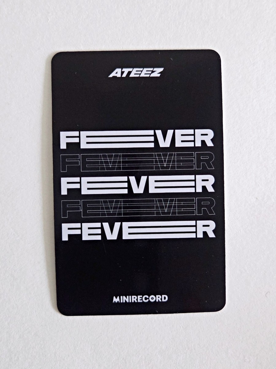 ATEEZ Treasure Zero: Fever Platform Re-issued Official Minirecord