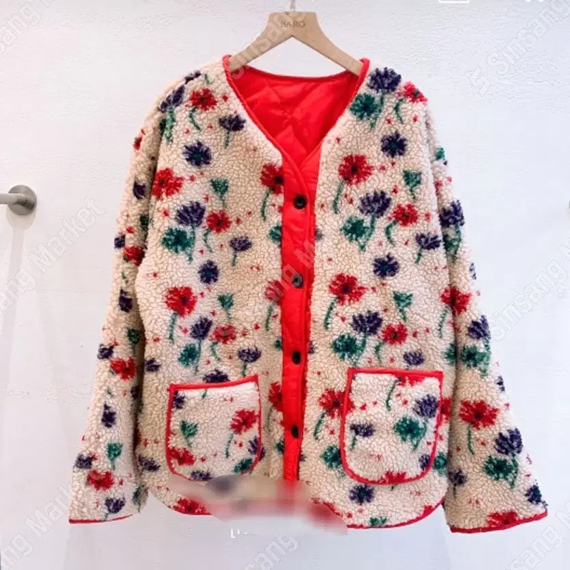 Winter Double-Sided Flower Pattern Jacket - New - image 6
