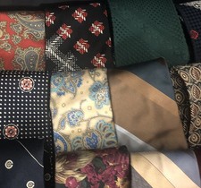 Lot Of 20 Mens Ties Estate Sale Find Assorted Brands