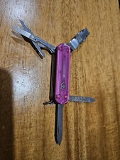 Victorinox Nail Clipper Transparent Pink