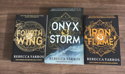 #ad #ad Onyx Storm Iron Flame Fourth wing by Rebecca Yarros Paperback 3 books set. $22.97
