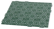 Interlocking Garden Floor Tiles Plastic Lawn Path Patio Grate Flooring Green
