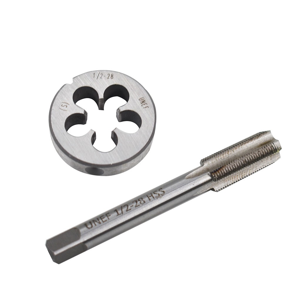 HSS Gunsmithing Tool 1/2"-28 Tap and Die Set (1/2" x 28) 22LR 223 5.56 9mm
