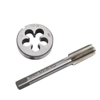 HSS Gunsmithing Tool 1/2''-28 Tap and Die Set (1/2'' x 28) 22LR 223 5.56 9mm