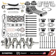 G4KJ 2.4L Engine Rebuild Overhaul Kit for Hyundai Sonata Fe Kia Optima Sorento