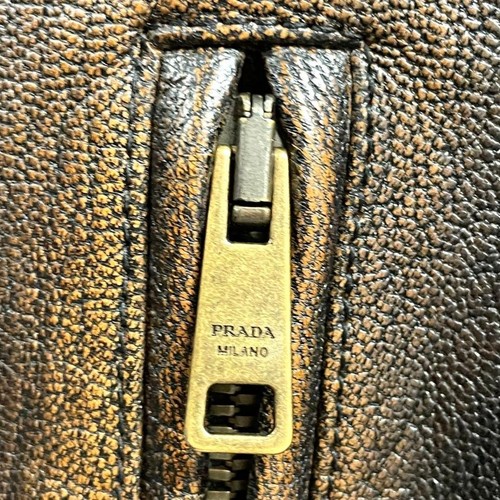 Prada 21Fw Leder Blouson Oversized S - Bild 11 von 17