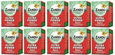 10 x Zandu Ultra Power Balm Herbal 8 ml Kostenloser Versand (10 x 8 ml)...