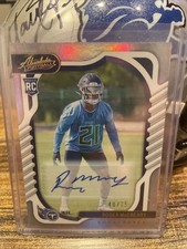 2022 Absolute - Rookies Roger McCreary #192 Spectrum Signatures Auto /75