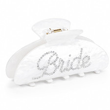 Bride Hair Claw Clips, Bride to Be Gifts for Bachelorette Party, Engagement, Bri