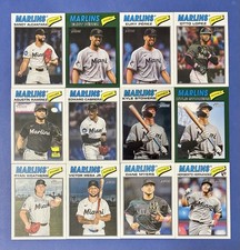 MIAMI MARLINS 2026 Topps Heritage TEAM BUNDLE (please read Description)