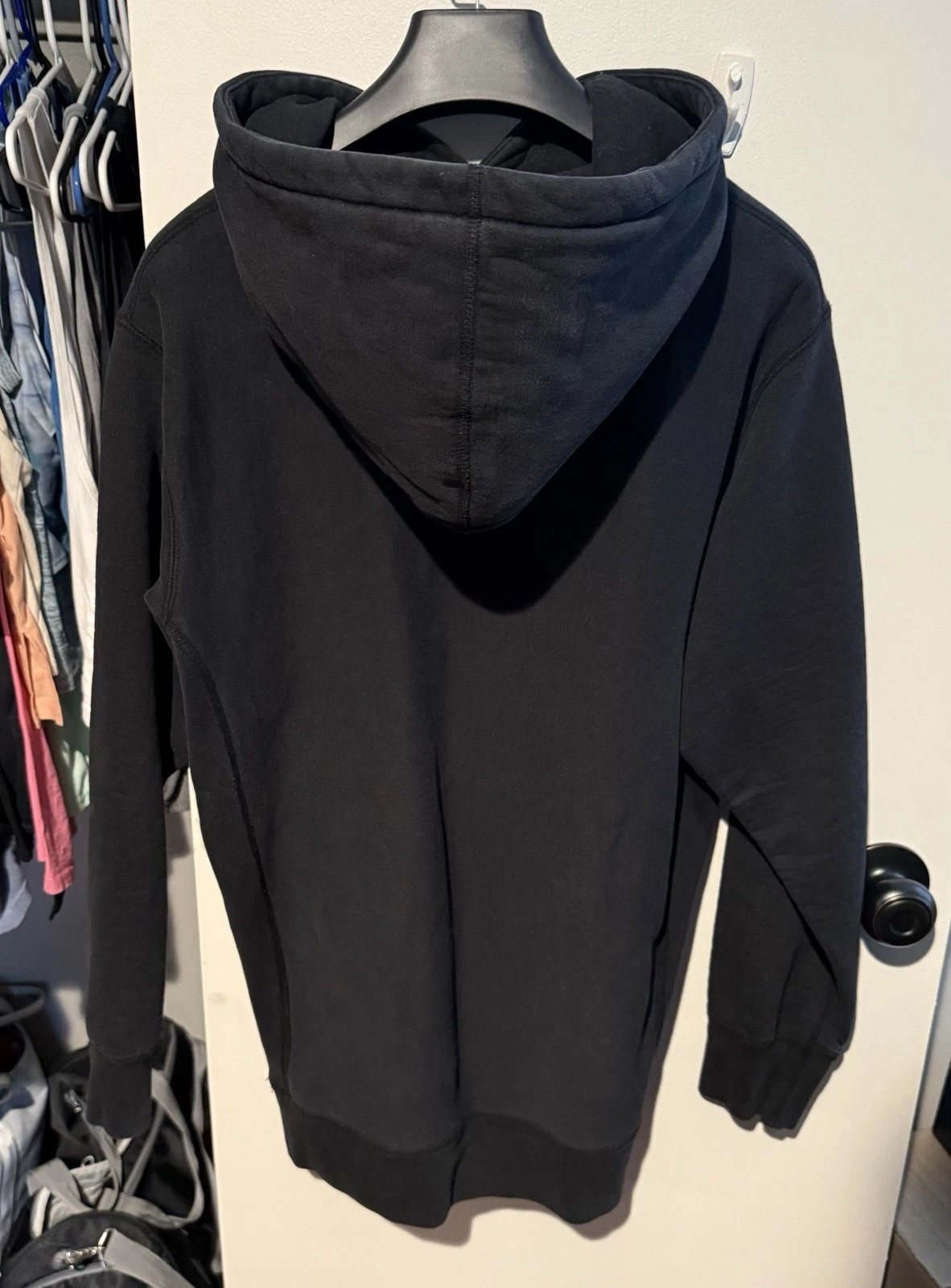 Felpa con cappuccio Supreme Box logo cotone nero XL