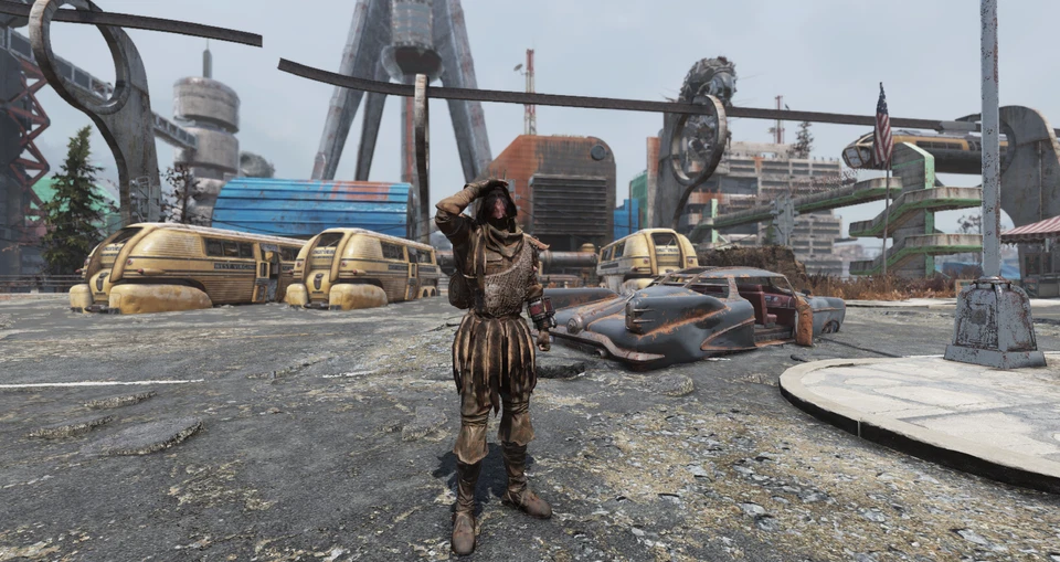 FALLOUT 76 PC Hunter's Pelt & Hunter's Hood RAREST DEV ROOM APPAREL EVER - Image 3 of 4