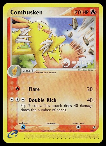 Combusken - Nintendo Black Star Promos #9 Price & Value ($107.50