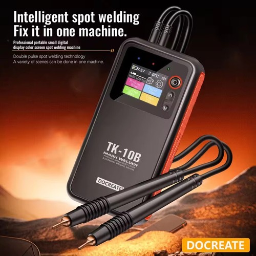 Handheld Mini Spot Welder Machine Portable 18650 Battery Welding Power w/Display - Imagen 10 de 22