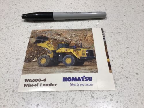 Komatsu earthmoving machinery sticker, FREE POST,EXCAVATOR,mining,trucks,loaders - Afbeelding 1 van 1