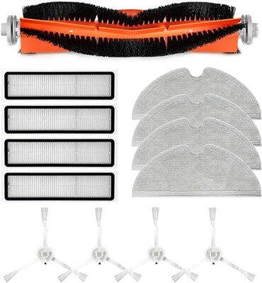 Detachable Roller Side Brush Filters for Xiaomi Dreame D9 Vacuum Cleaner