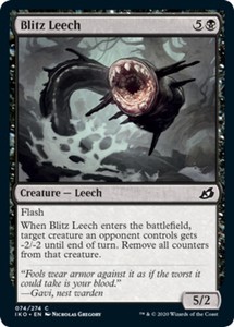 Blitz Leech x4 - Ikoria: Lair of Behemoths - NM-Mint, English - Ikoria: Lair of
