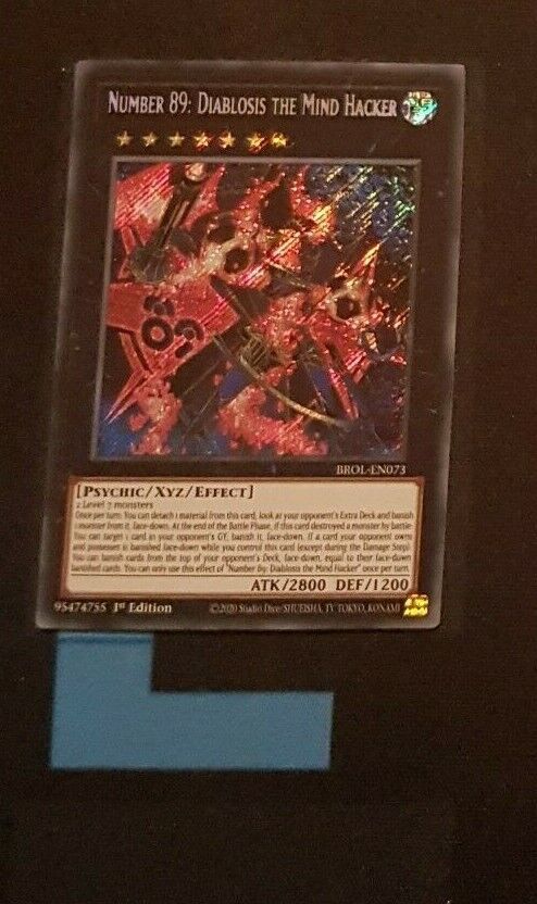 Number 89: Diablosis The Mind Hacker - BROL-EN073 - Secret Rare - 1st  Edition