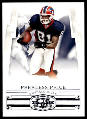 2007 Donruss Threads #104 Peerless Price 9/350   Football Buffalo Bills