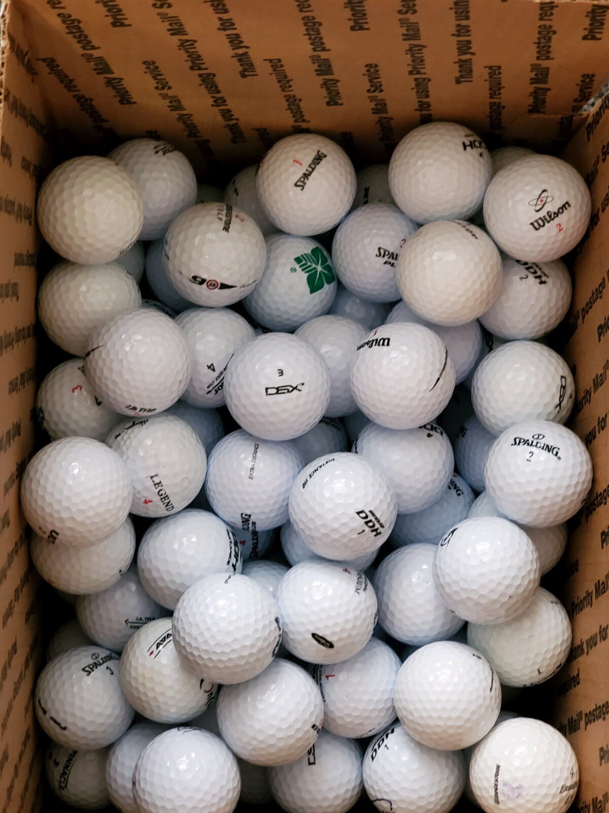 100 Assorted Golf Balls Great For Shag, Range or Practice Mixed
