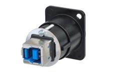Neutrik NAUSB3-B Reversible USB 3.0 Feedthrough