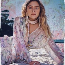 Camilla Mermaid Milla Wrap Blouse With Yoke S...