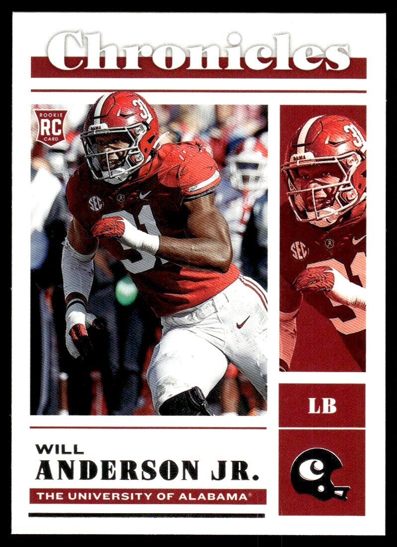 2023 Panini Chronicles Draft Picks - Will Anderson #12 Red /149 (RC)