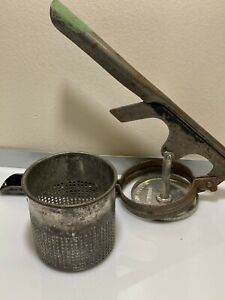 Rustic country kitchen ricer. Vintage kitchen Universal potato masher