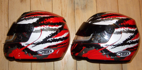 Gmax 44s Snowmobile Helmets x 2 (Med 