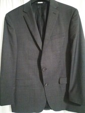NICE MEN'S RALPH LAUREN DK. CHARCOAL SPORT COAT JACKET BLAZER SZ 44L