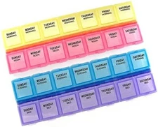 Weekly Four-a-Day Pill Organizer Item 361