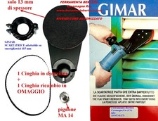 GIMAR levigatrice da installare sulla vostra smerigliatrice + 1 cinghia omaggio 