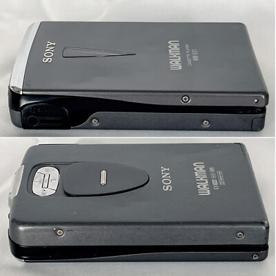 SONY WM-EX1 1994 Black Walkman VIntag Cassette Player Made