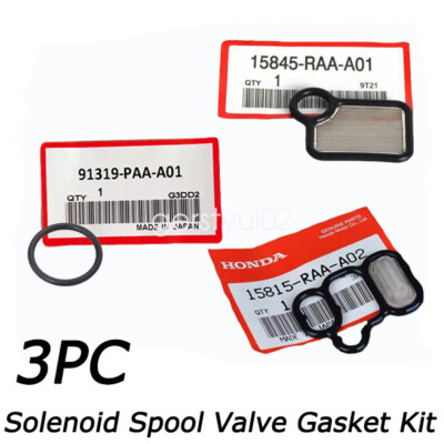 Solenoid Spool Valve Gasket Kit for VTEC K-series Honda Civic CRV Accord Element