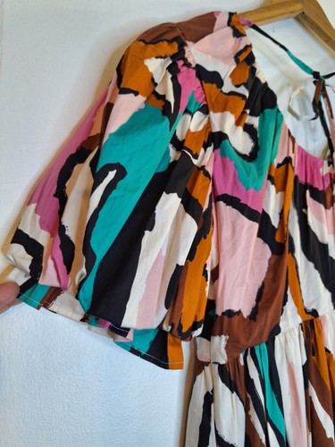 CROSBY by MOLLIE BURCH White Raines Mini Dress Sz M Resort Beachy Party Festival - Picture 7 of 11