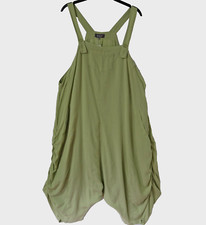 KEKOO Lässigliebling Jumpsuit Overall Latz-Hose 52-54 (4) tiefer Schritt grün