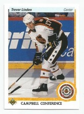 TREVOR LINDEN 1990-91 UPPER DECK ALL-STAR CARD NM-MT CONDITION