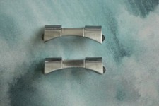 22X8MM CURVED TIPS FOR CITIZEN SOLID FOLDED LINK WATCH BAND DEPLOYMENT BRACELET