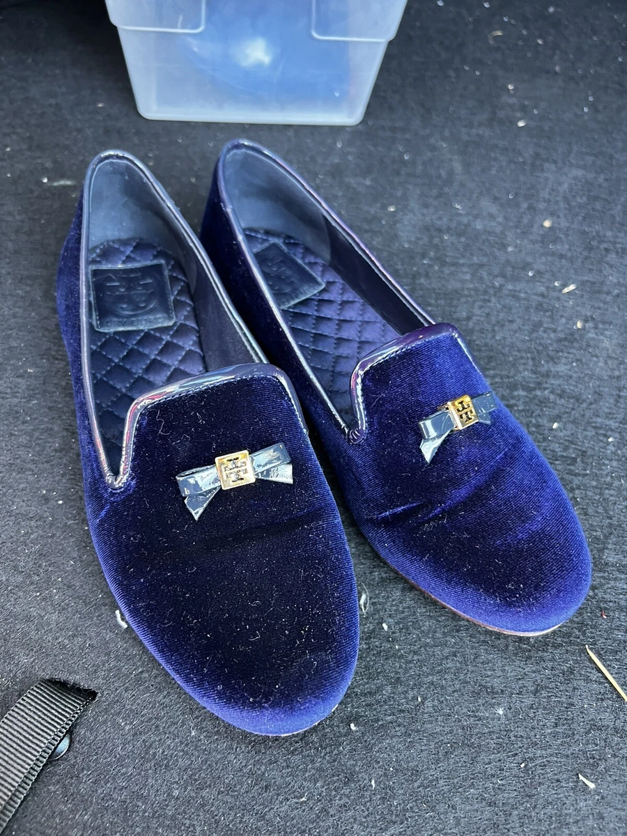 Tory burch hotsell navy shoes