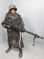 1/6 DRAGON US 101ST AIRBORNE PARATROOPER .30 CAL MACHINE GUNNER BASTOGNE WW2