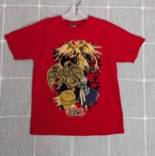 Yu-Gi-Oh Shirt Youth Medium Red Enter The Shadow Realm Shonen Jump Vintage 1996